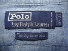 他の写真2: 90'S RALPH LAUREN "THE BIG DRESS SHIRT" シャンブレーシャツ ブルー (VINTAGE)