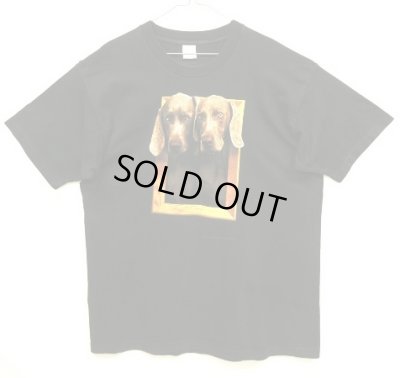 画像1: 90'S WILLIAM WEGMAN x ASPEN ART MUSEUM "FRAMED" FOTOFOLIO製 Tシャツ USA製 (VINTAGE)