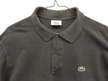 他の写真2: 80'S CHEMISE LACOSTE 長袖 ポロシャツ チャコール フランス製 (VINTAGE)