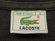 他の写真1: 80'S CHEMISE LACOSTE 長袖 ポロシャツ チャコール フランス製 (VINTAGE)