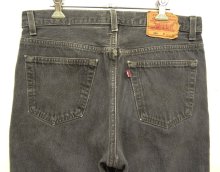 他の写真3: 90'S LEVIS 501 デニム 先染めBLACK USA製 W34L30 (VINTAGE)