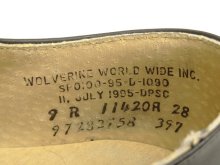 他の写真2: 90'S アメリカ軍 US NAVY "WOLVERINE WORLD WIDE INC製" ラバーソール サービスシューズ (DEADSTOCK)