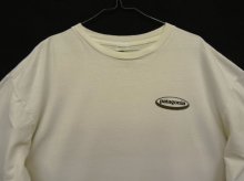 他の写真1: 90'S PATAGONIA "BENEFICIAL T'S" オーバルロゴ バックプリント 長袖 Tシャツ ホワイト USA製 (VINTAGE)