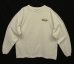 画像4: 90'S PATAGONIA "BENEFICIAL T'S" オーバルロゴ バックプリント 長袖 Tシャツ ホワイト USA製 (VINTAGE) (4)