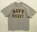 画像1: 90'S アメリカ軍 US NAVAL ACADEMY "NAVY HOCKEY" シングルステッチ 半袖 Tシャツ ヘザーグレー USA製 (VINTAGE) (1)