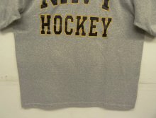 他の写真3: 90'S アメリカ軍 US NAVAL ACADEMY "NAVY HOCKEY" シングルステッチ 半袖 Tシャツ ヘザーグレー USA製 (VINTAGE)