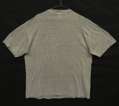 画像4: 90'S RUSSELL ATHLETIC 胸プリント シングルステッチ 半袖 Tシャツ ヘザーグレー USA製 (VINTAGE)