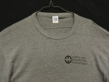 他の写真1: 90'S RUSSELL ATHLETIC 胸プリント シングルステッチ 半袖 Tシャツ ヘザーグレー USA製 (VINTAGE)