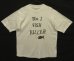 画像1: 70'S BUSTER BROWN シングルステッチ 染み込みプリント 半袖 Tシャツ ホワイト USA製 (VINTAGE) (1)