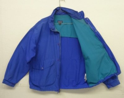 画像3: 90'S PATAGONIA 旧タグ 初期 バギーズジャケット ブルー/グリーン ジャマイカ製 (VINTAGE)