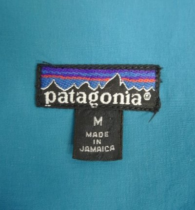 画像2: 90'S PATAGONIA 旧タグ 初期 バギーズジャケット ブルー/グリーン ジャマイカ製 (VINTAGE)
