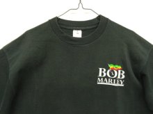 他の写真1: 90'S BOB MARLEY 両面プリント シングルステッチ 半袖 Tシャツ ブラック USA製 (VINTAGE)