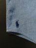 画像3: 90'S RALPH LAUREN "THE BIG SHIRT" 裾ロゴ刺繍 シャンブレー BDシャツ ブルー (VINTAGE) (3)