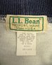 画像2: 80'S LL Bean モックネック 長袖シャツ グレー/グリーン＆ネイビー USA製 (VINTAGE) (2)