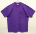 画像1: 90'S FRUIT OF THE LOOM シングルステッチ 耳付きポケット 半袖 Tシャツ グレープ USA製 (VINTAGE) (1)