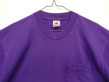 他の写真1: 90'S FRUIT OF THE LOOM シングルステッチ 耳付きポケット 半袖 Tシャツ グレープ USA製 (VINTAGE)