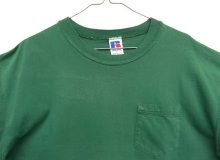 他の写真1: 90'S RUSSELL ATHLETIC "HIGH COTTON" ポケット付き 半袖 Tシャツ グリーン USA製 (VINTAGE)