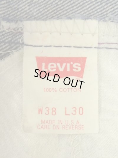 画像2: 80'S LEVIS 505 デニム インディゴ W38L30 USA製 (VINTAGE)