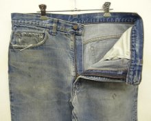 他の写真1: 70'S LEVIS 517 "66前期モデル" 内股シングル バック裏シングル デニム インディゴ 刻印2 42TALONジップ USA製 W36L29 (VINTAGE)