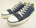 画像1: 90'S CONVERSE "ALL STAR LO" キャンバス スニーカー ネイビー USA製 (VINTAGE) (1)