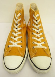 他の写真1: 90'S CONVERSE "ALL STAR HI" キャンバス スニーカー マスタード USA製 (VINTAGE)