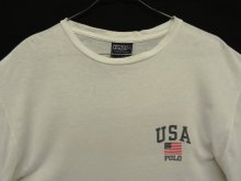 他の写真1: 90'S RALPH LAUREN シングルステッチ 半袖 Tシャツ ホワイト USA製 (VINTAGE)