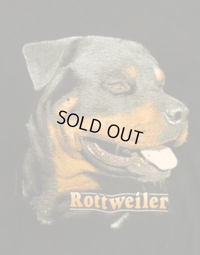 画像3: 90'S ROTTWEILER シングルステッチ 半袖 Tシャツ ブラック USA製 (VINTAGE)