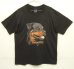 画像1: 90'S ROTTWEILER シングルステッチ 半袖 Tシャツ ブラック USA製 (VINTAGE) (1)