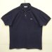 画像1: 80'S CHEMISE LACOSTE ポロシャツ ネイビー フランス製 (VINTAGE) (1)