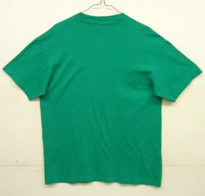 画像4: 80'S PARK TYATT "HANES製" シングルステッチ ポケット付き 半袖 Tシャツ グリーン USA製 (VINTAGE)