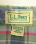 画像2: 70'S LL Bean TMタグ コットン 半袖 マドラスチェック BDシャツ インド製 (VINTAGE) (2)