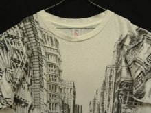 他の写真1: 90'S NEW NOW シングルステッチ 全面プリント 半袖 Tシャツ ホワイト USA製 (VINTAGE)