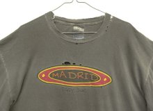 他の写真1: 90'S IGGY INK "MADRID" シングルステッチ 半袖 Tシャツ チャコール (VINTAGE)