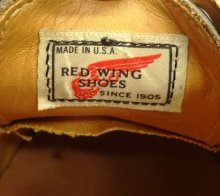 他の写真2: 80'S RED WING 101 "プリント羽タグ" レザー ポストマンシューズ ブラック USA製 (VINTAGE)