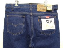 他の写真3: 80'S LEVIS 506 デニム インディゴ W34L30 USA製 (DEADSTOCK)