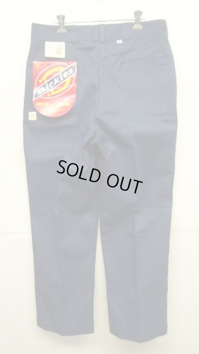 画像1: 80'S DICKIES 874 チビタグ ワークパンツ ネイビー W36L30 USA製 (DEADSTOCK)