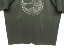 他の写真3: 90'S NORTH AMERICA TAE KWON DO FEDERATION シングルステッチ Tシャツ フェードブラック USA製 (VINTAGE)