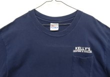 他の写真1: 90'S KELLY'S シングルステッチ 両面プリント ポケット付き Tシャツ ネイビー USA製 (VINTAGE)