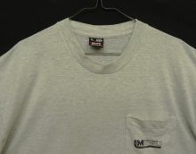 他の写真1: 90'S L&M PAVING INC シングルステッチ 両面プリント ポケット付き Tシャツ アッシュグレー USA製 (VINTAGE)