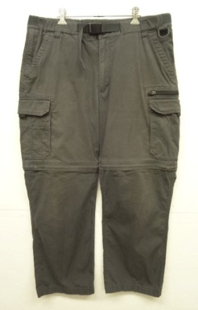 画像1: BC CLOTHING "2WAY" ストレッチナイロン カーゴパンツ＆ショーツ チャコール (USED)