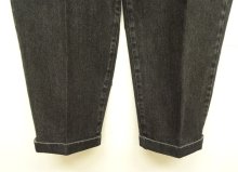 他の写真2: WOODBLOCK "2TUCK BLACK DENIM TROUSER" BLACK (VINTAGE)