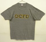 90'S RUSSELL ATHLETIC "OCFD" シングルステッチ Tシャツ ヘザーグレー USA製 (VINTAGE)