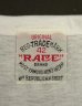 画像2: 50'S RACE BRAND 袖リブ付き シングルステッチ ヘンリーネック Tシャツ ホワイト (DEADSTOCK) (2)