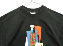 他の写真1: 90'S PABLO PICASSO "HARLEQUIN 1915 " オフィシャル Tシャツ ブラック (VINTAGE)