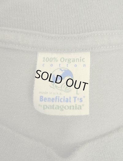 画像3: 90'S PATAGONIA "BENEFICIAL T'S" バックプリント 長袖 Tシャツ ダークグレー USA製 (VINTAGE)