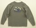 画像1: 90'S PATAGONIA "BENEFICIAL T'S" バックプリント 長袖 Tシャツ ダークグレー USA製 (VINTAGE) (1)