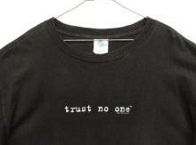 他の写真1: 90'S THE X FILES "trust  no one" 両面プリント 半袖 Tシャツ ブラック (VINTAGE)