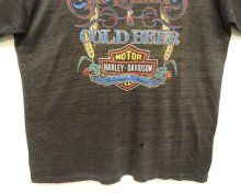 他の写真3: 70'S HARLEY DAVIDSON 両面プリント シングルステッチ 半袖 Tシャツ フェードブラック (VINTAGE)