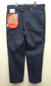 画像1: 80'S DICKIES 874 チビタグ ワークパンツ ネイビー W38L30 USA製 (DEADSTOCK) (1)