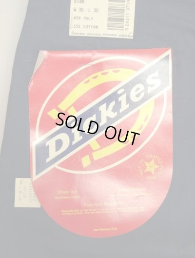 画像2: 80'S DICKIES 874 チビタグ ワークパンツ ネイビー W38L30 USA製 (DEADSTOCK)